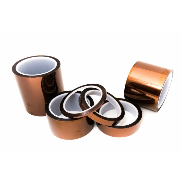 Bertech High-Temp. Polyimide Tape, 0.5 Mil Film + 0.5 Mil Adhesive, 15/16 In. Wide x 36 Yards Long, Amber PPT0.5-15/16